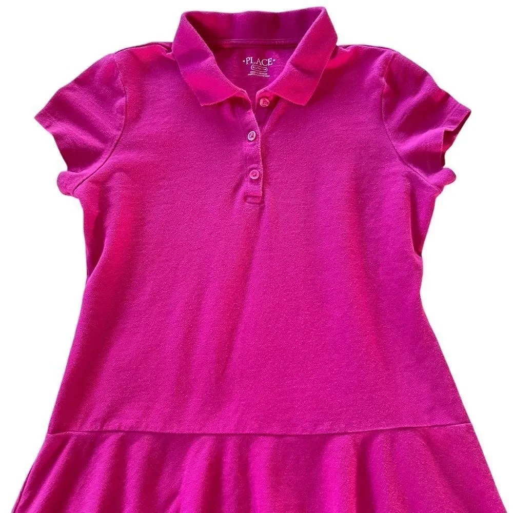 Children’s Place Pink Polo Dress - Picture 3 of 5